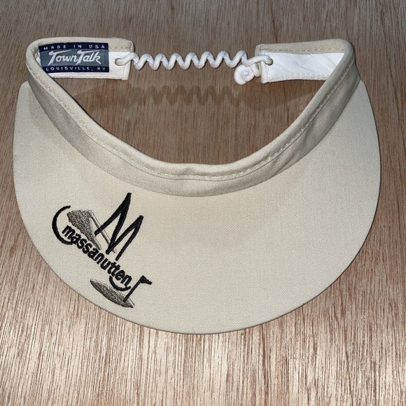Massanutten Beige Womans Visor By Town Talk‎ Made in USA - Picture 1 of 4